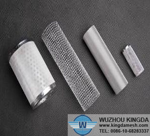 Stainless woven cloth filter tube
