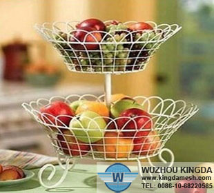2 tiered fruit basket