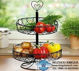 2 tiered fruit basket