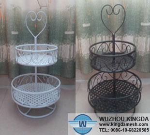 2 tiered fruit basket