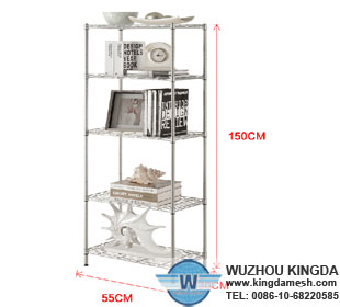 Steel wire shelving