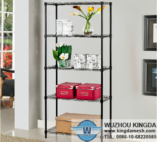 Steel wire shelving