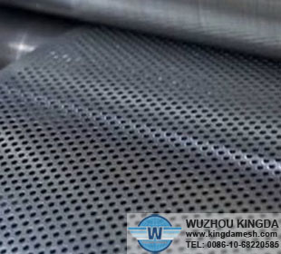 Stainless steel sheets with holes