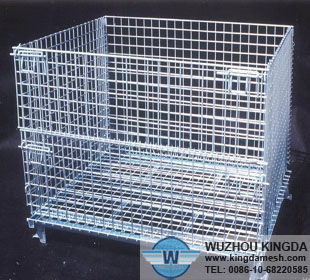 Collapsible mesh cage