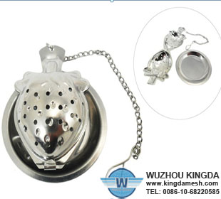 Metal tea strainers