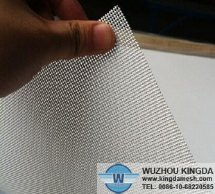 Steel mesh for security window