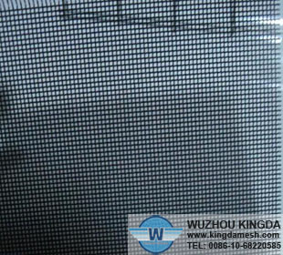 Steel mesh for security window