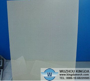 Steel mesh for security window