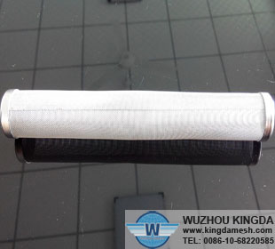 Wire mesh filter cylinder