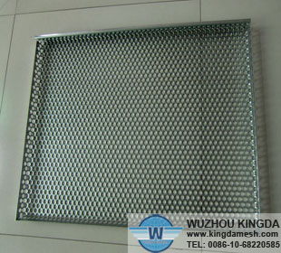 Perforated metal storage