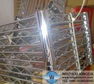 Metal shelving racks