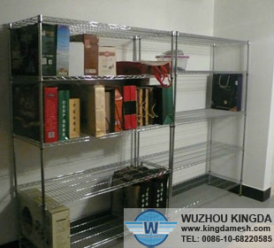 Metal shelving racks