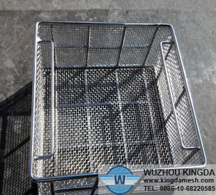 Large wire baskets for storage