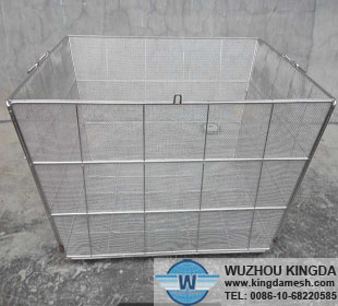 Large wire baskets for storage