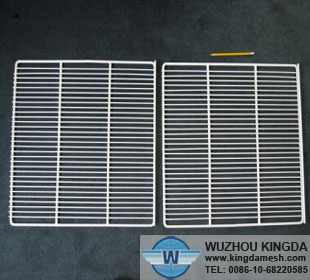 Wire refrigerator shelves