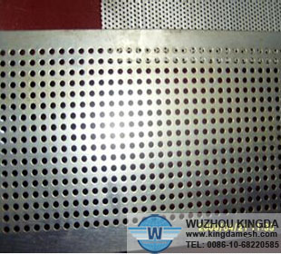 Punched metal sheet
