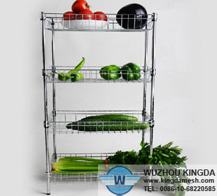 Stainless steel wire baskets storage