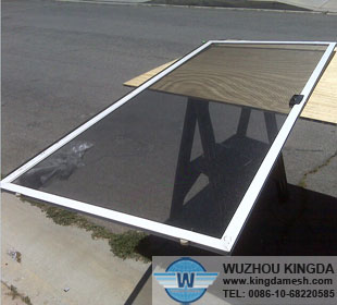 Bullet proof window coating screen