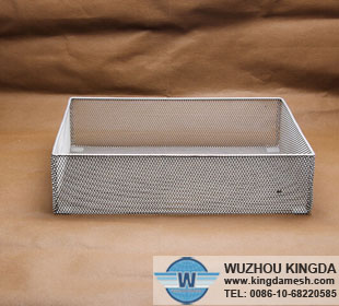 Wire mesh file basket