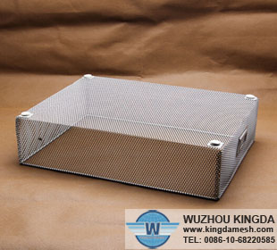 Wire mesh file basket