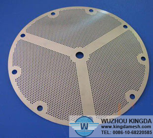 Micro perforated plate sieve