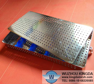 Stainless steel perforated basket