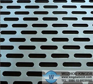 Aluminum slotted perforated sheet