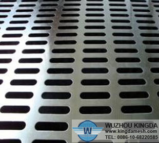 Aluminum slotted perforated sheet