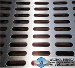 Aluminum slotted perforated sheet