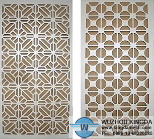 Decorative metal screening