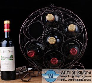  Elegant metal wine racks