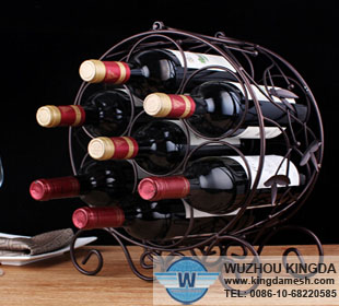  Elegant metal wine racks