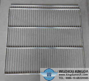 Stainless steel cooking mesh grates