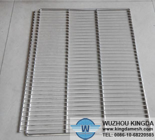 Stainless steel cooking mesh grates