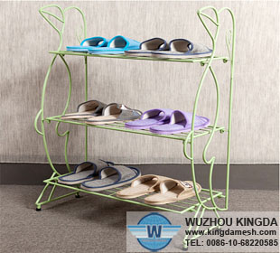 Metal shoe racks