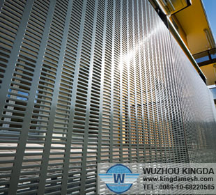 Stainless perforated fence