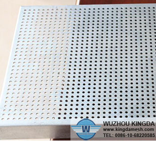 Aluminum perforated screens