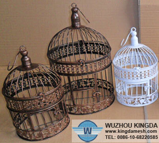 Antique bird cage