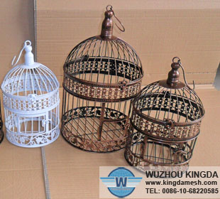 Antique bird cage