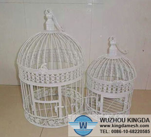 Antique bird cage