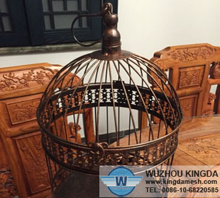 Antique bird cage