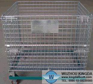 Large mesh rolling bin