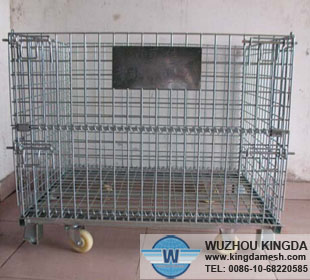 Large mesh rolling bin