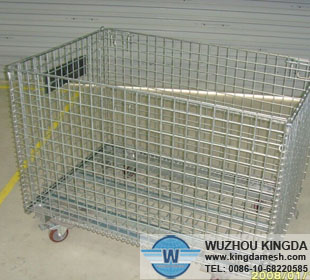 Large mesh rolling bin