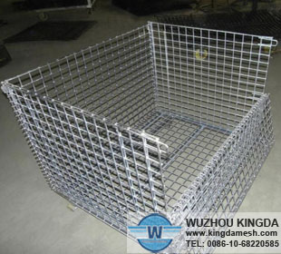 Stainless steel mesh container