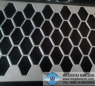 Hexagon perforated sheets