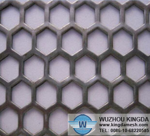 Hexagon perforated sheets