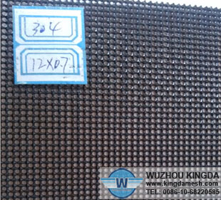 Black stainless steel wire mesh