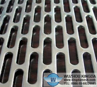 Slotted stainless sheet