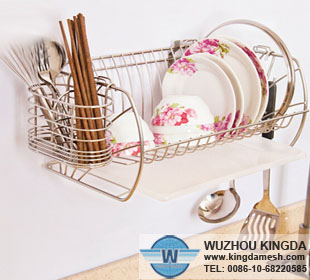 Kitchen wire wall baskets